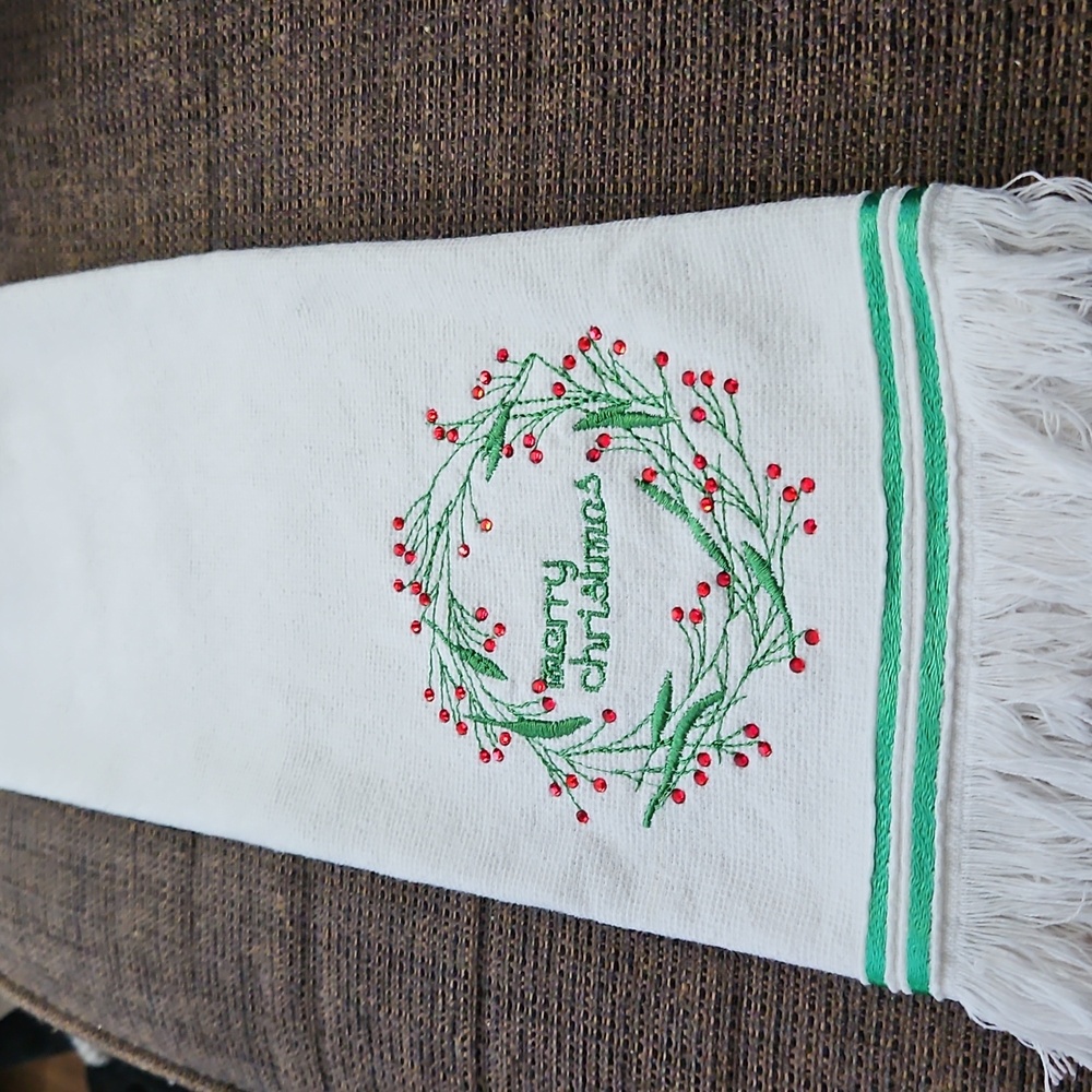 Ladinne Merry Christmas Cotton Tea Towel